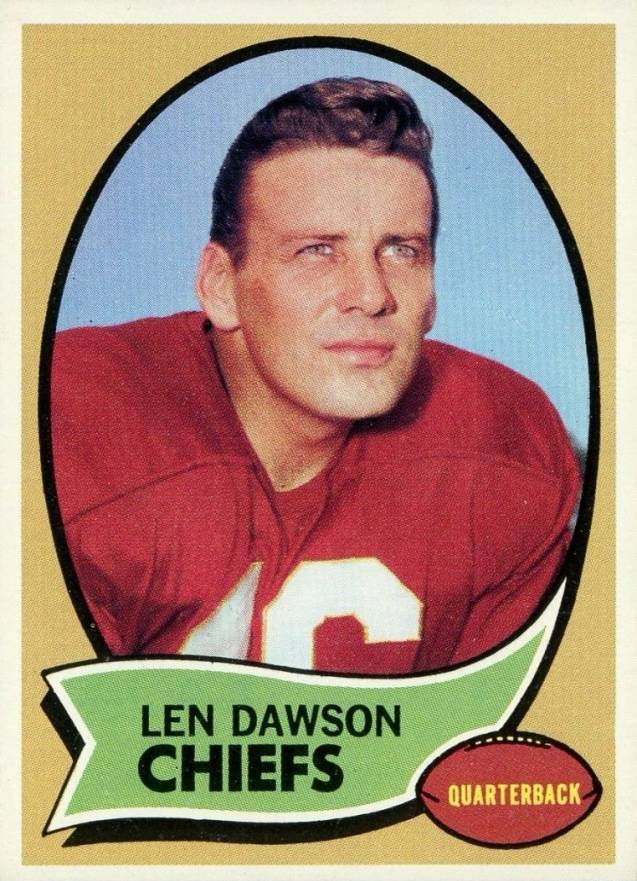 1970 Topps Len Dawson #1 Football Card