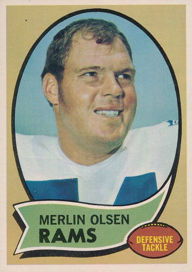 1970 Topps Merlin Olsen #237 Football Card