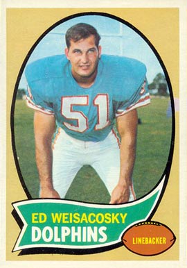 1970 Topps Ed Weisacosky #262 Football Card