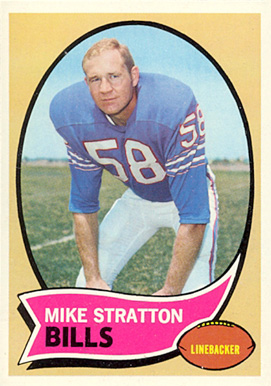 1970 Topps Mike Stratton #252 Football Card