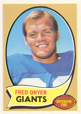 1970 Topps Fred Dryer #247 Football Card