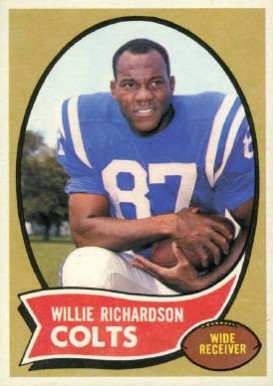 1970 Topps Willie Richardson #246 Football Card