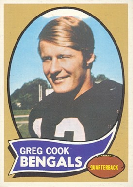 1970 Topps Greg Cook #235 Football Card