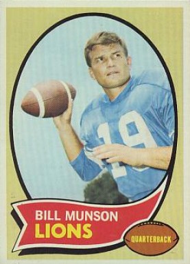 1970 Topps Bill Munson #221 Football Card