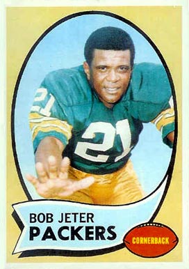 1970 Topps Bob Jeter #182 Football Card