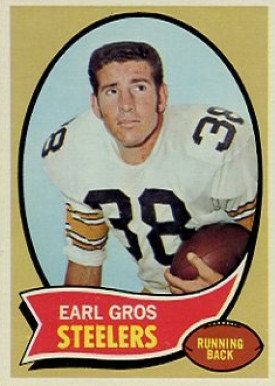1970 Topps Earl Gros #184 Football Card