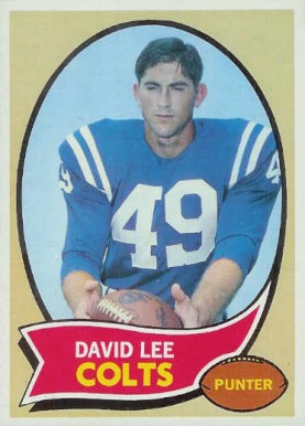 1970 Topps David Lee #222 Football Card