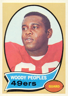 1970 Topps Woody Peoples #207 Football Card