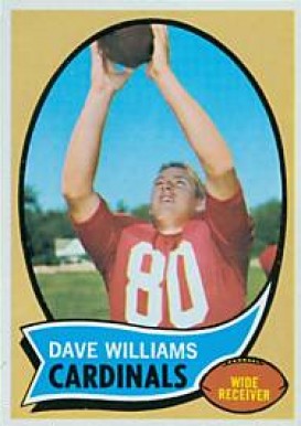 1970 Topps Dave Williams #208 Football Card