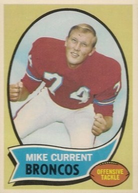 1970 Topps Mike Current #198 Football Card