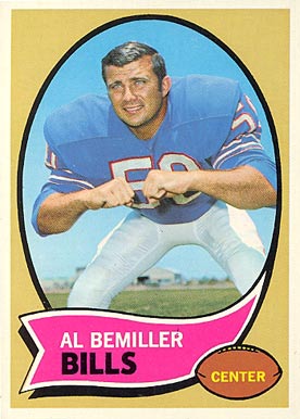 1970 Topps Al Bemiller #191 Football Card