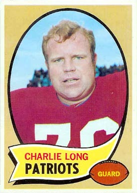 1970 Topps Charlie Long #188 Football Card