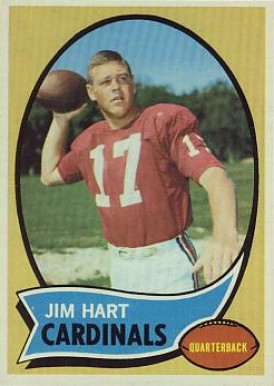 1970 Topps Jim Hart #177 Football Card