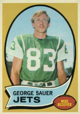 1970 Topps George Sauer #176 Football Card