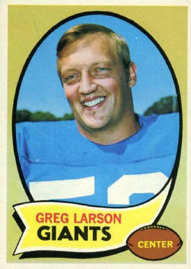 1970 Topps Greg Larson #174 Football Card