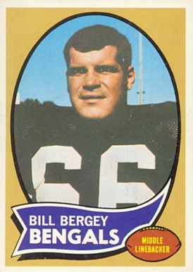1970 Topps Bill Bergey #168 Football Card