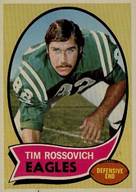 1970 Topps Tim Rossovich #167 Football Card