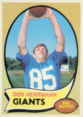 1970 Topps Don Herrmann #153 Football Card