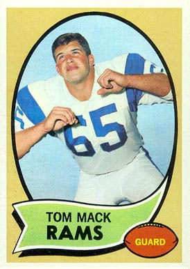 1970 Topps Tom Mack #151 Football Card