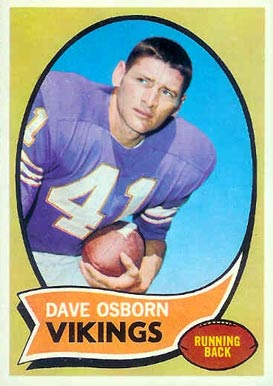 1970 Topps Dave Osborn #147 Football Card