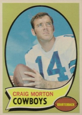 1970 Topps Craig Morton #139 Football Card