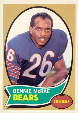 1970 Topps Bennie McRae #134 Football Card