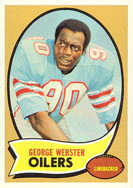 1970 Topps George Webster #120 Football Card