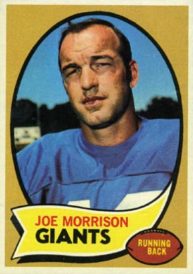 1970 Topps Joe Morrison #105 Football Card