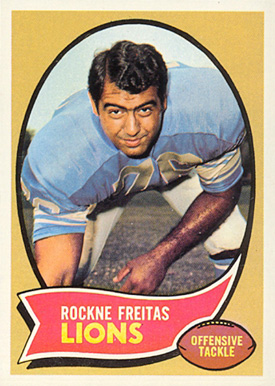 1970 Topps Rockne Freitas #96 Football Card
