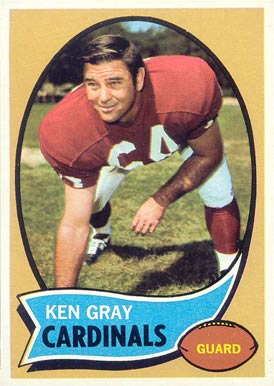 1970 Topps Ken Gray #92 Football Card
