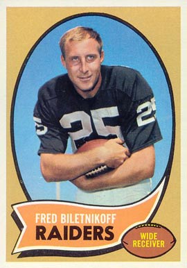 1970 Topps Fred Biletnikoff #85 Football Card