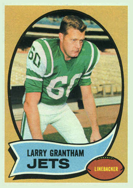 1970 Topps Larry Grantham #82 Football Card