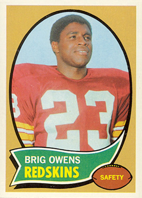 1970 Topps Brig Owens #69 Football Card
