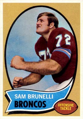 1970 Topps Sam Brunelli #67 Football Card