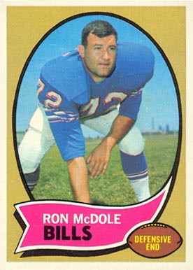 1970 Topps Ron McDole #63 Football Card