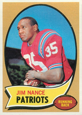 1970 Topps Jim Nance #60 Football Card