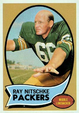 1970 Topps Ray Nitschke #55 Football Card