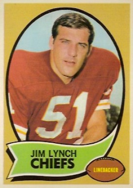 1970 Topps Jim Lynch #51 Football Card