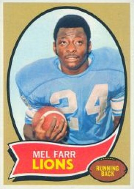 1970 Topps Mel Farr #52 Football Card