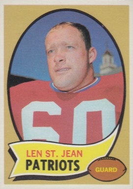 1970 Topps Len St. Jean #33 Football Card