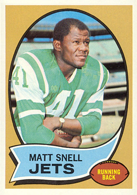 1970 Topps Matt Snell #35 Football Card