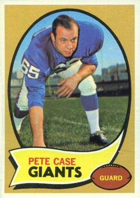 1970 Topps Pete Case #41 Football Card