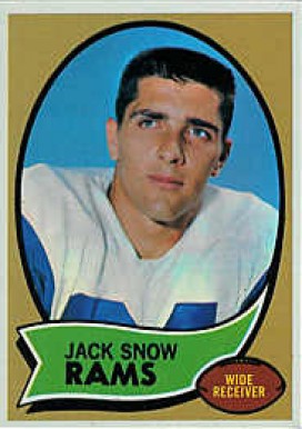 1970 Topps Jack Snow #44 Football Card