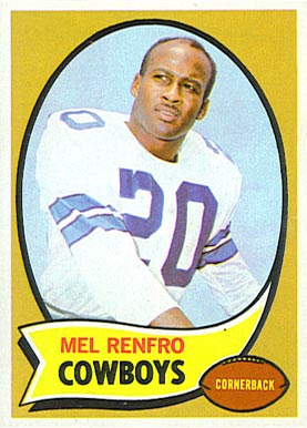 1970 Topps Mel Renfro #45 Football Card