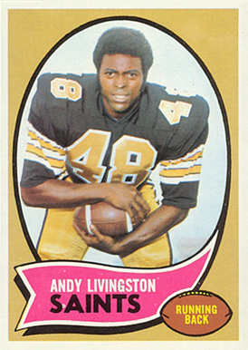 1970 Topps Andy Livingston #46 Football Card