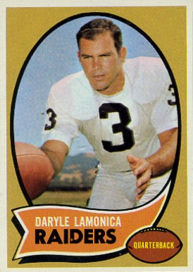 1970 Topps Daryle Lamonica #50 Football Card