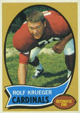 1970 Topps Rolf Krueger #26 Football Card