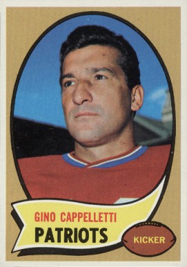 1970 Topps Gino Cappelletti #7 Football Card