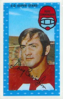 1971 Kellogg's Doug Cunningham #58 Football Card