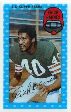 1971 Kellogg's Erich Barnes #49 Football Card